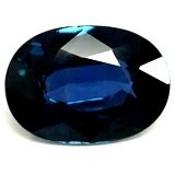0.82 ct Oval Blue Natural Sapphire