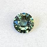 2.00 ct Round Green Natural Sapphire