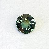 2.03 ct Round Green Natural Sapphire