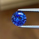 1.31 ct Round Blue Natural Sapphire