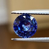 2.08 ct Round Blue Natural Sapphire