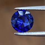 1.64 ct Round Blue Natural Sapphire