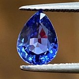 1.55 ct Pear Blue Natural Sapphire