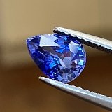 1.47 ct Pear Blue Natural Sapphire