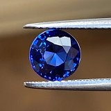 1.55 ct Round Blue Natural Sapphire
