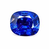 6.39 ct Cushion Blue Natural Sapphire