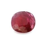 10.77 ct Oval Red Natural Ruby