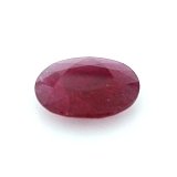 9.08 ct Oval Red Natural Ruby