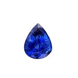 4.96 ct Pear Blue Natural Sapphire