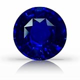 2.18 ct Round Blue Natural Sapphire