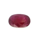 5.69 ct Oval Red Natural Ruby