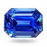 6.64 ct Emerald Blue Natural Sapphire