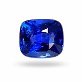 3.05 ct Cushion Blue Natural Sapphire