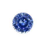 2.25 ct Round Blue Natural Sapphire