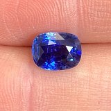 4.18 ct Cushion Blue Natural Sapphire