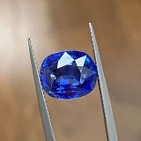 4.13 ct Cushion Blue Natural Sapphire