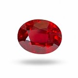2.51 ct Oval Red Natural Ruby