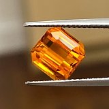 3.27 ct Emerald Orange Natural Sapphire