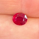 2.07 ct Oval Red Natural Ruby