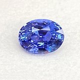 3.80 ct Oval Blue Natural Sapphire