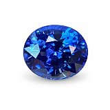 3.66 ct Oval Blue Natural Sapphire