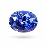 3.78 ct Oval Blue Natural Sapphire