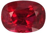 3.07 ct Cushion Red Natural Ruby