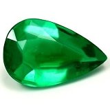 1.64 ct Pear Green Natural Emerald