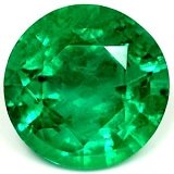 2.35 ct Round Green Natural Emerald