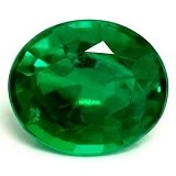 1.54 ct Oval Green Natural Emerald