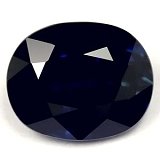 2.95 ct Oval Blue Natural Sapphire