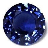 2.27 ct Round Blue Natural Sapphire