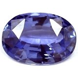 3.60 ct Oval Blue Natural Sapphire