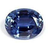 4.14 ct Oval Blue Natural Sapphire