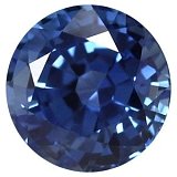 3.06 ct Round Blue Natural Sapphire