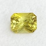 1.24 ct Radiant Yellow Natural Sapphire