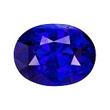 3.42 ct Oval Blue Natural Sapphire