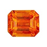 3.12 ct Emerald Orange Natural Sapphire