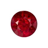 1.82 ct Round Red Natural Ruby
