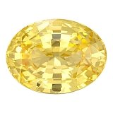 8.54 ct Oval Yellow Natural Sapphire