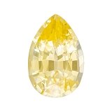2.08 ct Pear Yellow Natural Sapphire