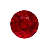 2.24 ct Round Red Natural Ruby