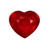 2.00 ct Heart Red Natural Ruby