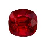 3.05 ct Cushion Red Natural Ruby