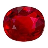 5.06 ct Oval Red Natural Ruby