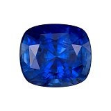 3.08 ct Cushion Blue Natural Sapphire