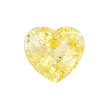1.32 ct Heart Yellow Natural Sapphire