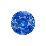 1.33 ct Round Blue Natural Sapphire