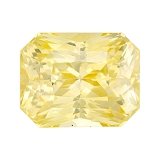 5.03 ct Radiant Yellow Natural Sapphire