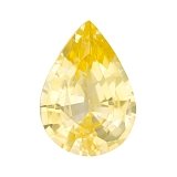 2.21 ct Pear Yellow Natural Sapphire